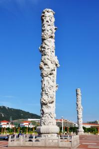 石雕 石柱 